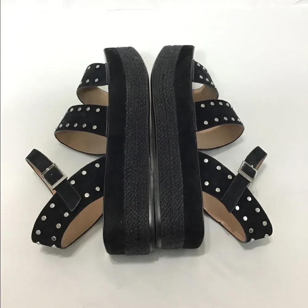 Charles David Collection Madeira Chunky Heel Platform Sandal New Size 10